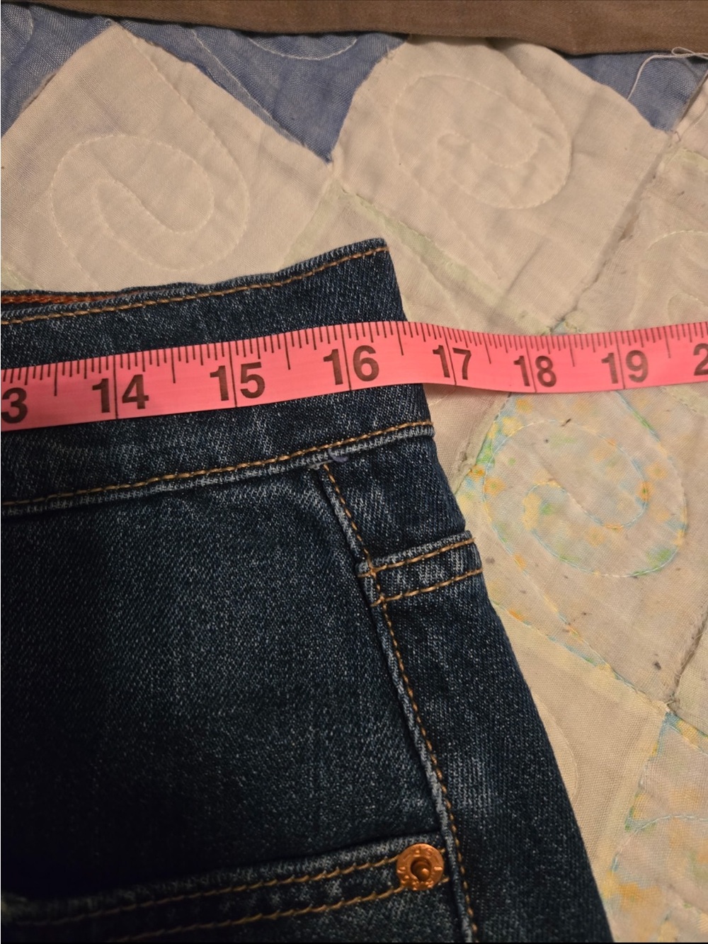 Levi's Blue Denim A-Line Jeans Skirt - Picture 4 of 5